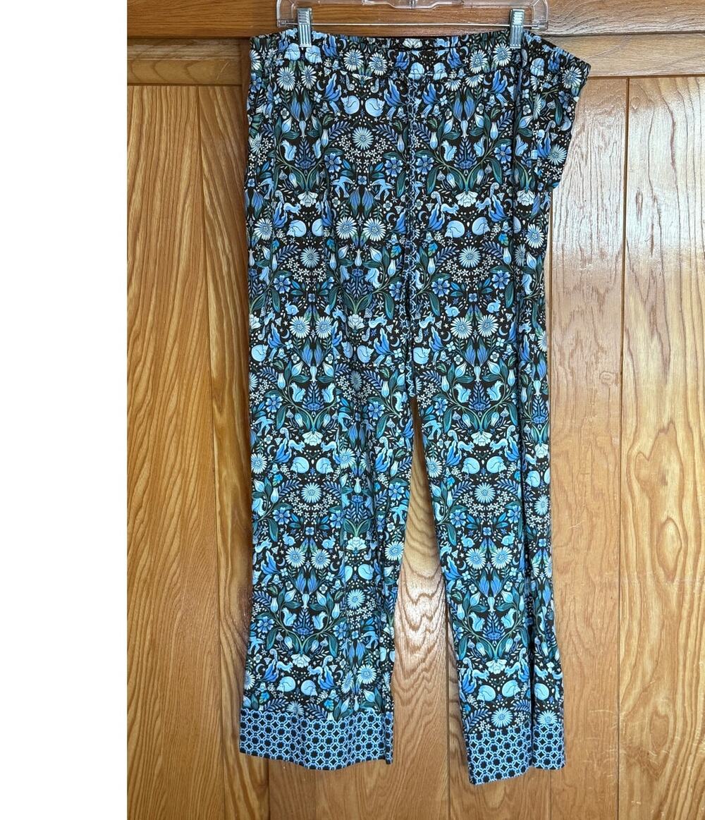 Vintage Vera Bradley "Enchanted Woodland" Pajama Pants, XXL